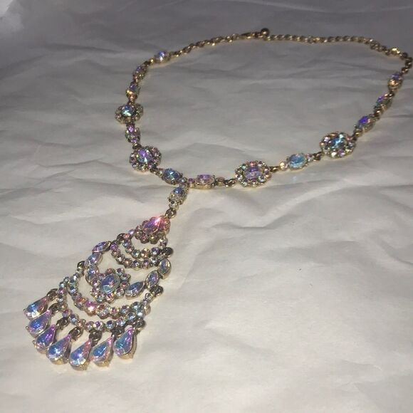Beautiful Crystal Pendant Necklace!!! - Picture 1 of 8